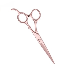 Ciseaux à cheveux professionnels en acier inoxydable, pointe acérée, pour droitiers, manche long en plastique, non pliables, pour la coiffure, Ryzer Studio - Product Image 3