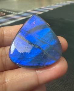 Affection Gems Natural Labradorite Oval Cut 37X22X7 52 Carat Color Change Gemstone From Rajasthan for Jewelry Making - Product Image 4