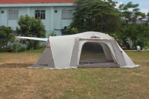 Camptown 5-6 Person Extended Type Four Season One Bedroom One Living Room Camping <b>Tent</b> Family camping <b>tent</b> Outdoor Picnic - Product Image 4