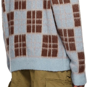Pull-over d'hiver pour homme à manches longues, fait main, broderie, design tricoté, respirant, anti-rétrécissement, laine acrylique, logo personnalisé - Product Image 6