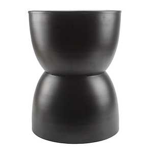 Mesa Consola Moderna en Forma de Reloj de Arena con Base de Pedestal de 31 cm de Diámetro y 41 cm de Altura, Diseño Minimalista, Mueble para Sala de Estar - Product Image 3