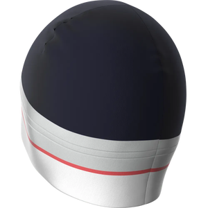 Gorro Deportivo Unisex de Invierno con Diseño a Rayas en Negro, Blanco y Rojo, 56-58 cm, Transpirable, de Acrílico, para Uso en Exteriores - Product Image 2