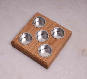 Portavelas Cuadrado de MDF Hecho a Mano, Acabado Pulido Ecológico, 1 Color, Logotipo Personalizado, para Navidad, Bodas, Hogar y Oficina - Product Image 3