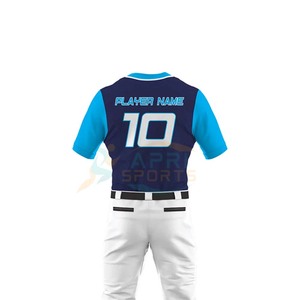 Custom Made Full Sublimation Flag Printing Baseball Softball Wear Uniforms 2 Piece Button <b>Down</b> Shirts & <b>Pants</b> Sets For Unisex - Product Image 6