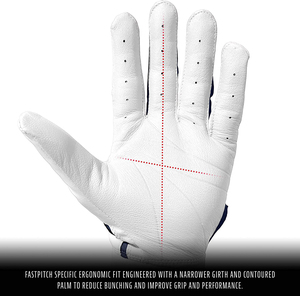 Guantes de Bateo Acolchados de Cuero Cabretta Premium, Marca Privada OEM, Venta al Por Mayor, Unisex, Alta Calidad, Personalizados, Tallas XXL y XL - Product Image 2