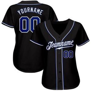 Maillot de baseball en cuir noir brodé pour homme, style rétro, design haut de gamme, personnalisable, vente en gros, pas cher - Product Image 2