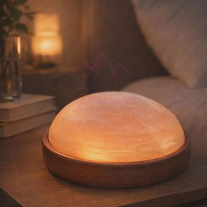 Lampe de sel himalayenne en forme de dôme, meilleur prix, décoration d'intérieur, lampe de sel himalayenne en forme de dôme à vendre - Product Image 3