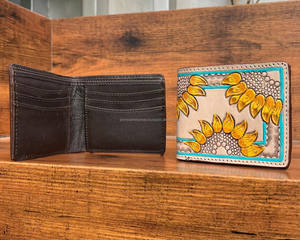 กระเป๋าสตางค์หนังพับสองทบสำหรับผู้ชาย, กระเป๋าสตางค์หนังวัวแท้ความจุขนาดใหญ่หรูหรา2025 - Product Image 5