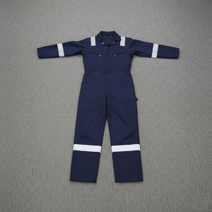 Combinaison réfléchissante pour les travailleurs du bâtiment avec bandes réfléchissantes de sécurité haute visibilité - Product Image 5