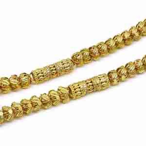 Collares de Cadena Holo Chapados en Oro Micro de 14K, 18K, 24K al por Mayor, Cadena Estilo Holo, Diseño de Cadena Moderno, Joyería de Cadena para Hombre de Latón. - Product Image 3