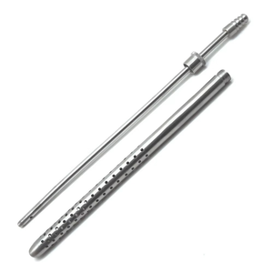 Tube d'aspiration chirurgical vétérinaire en acier inoxydable, manuel et réutilisable, outil médical, vente en gros, fabricant Pakistan - Product Image 4