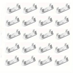 20 Pezzi Clip Adesivi Trasparenti per Gestione Cavi, Organizzatori per TV, PC, Ethernet, per Casa, Ufficio e Organizzazione Scrivania - Product Image 1