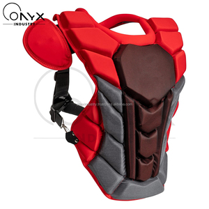 Durable Breathable Polyester/EVA <b>Foam</b> Baseball Chest Protector for Adults Kids Shockproof Adjustable Abdomen Shoulder Sports - Product Image 2