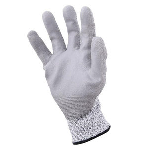 CE Nivel 5 Resistente a cortes PU Palma Recubrimiento Ropa DE SEGURIDAD Guantes anticorte baratos - Product Image 5