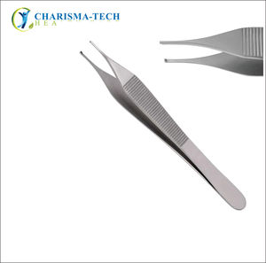 Pinzas de Tejido Micro Adson Manuales Premium CHARISMA-TECH, 12 cm, 1x2 Dientes, Punta Fina, Acero Inoxidable, Instrumento Ortopédico - Product Image 3