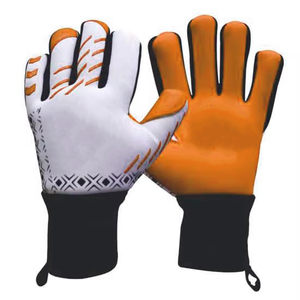 Professional Rubber Soccer Goalkeeper Gloves with Finger Protection Breathable & Non-Slip for Outdoor Use - Product Image 3