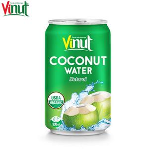 น้ำมะพร้าว VINUT ขนาด 330 มล. บรรจุกระป๋อง (แบบกระป๋อง) พร้อมโลโก้สั่งทำพิเศษ จำหน่ายในเวียดนาม ไม่มีน้ำตาล ไม่มีสารกันบูด - Product Image 1