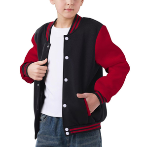 Vestes de baseball universitaires décontractées en coton et polyester pour enfants, uniformes de sport pour équipes scolaires, pour filles et garçons - Product Image 2