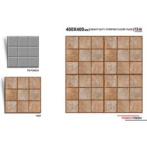 Carreaux de stationnement numériques en porcelaine 40x40 pour l'extérieur en céramique antidérapante finition mate 400x400mm disponible 9mm/12mm d'épaisseur - Product Image 6