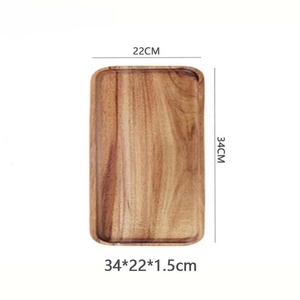 Plateau en bois, plateau de service, plateau en bois d'acacia, plateau en bois de manguier, plateau en bambou, plateau de service en bois, plateau de petit-déjeuner en bois - Product Image 1