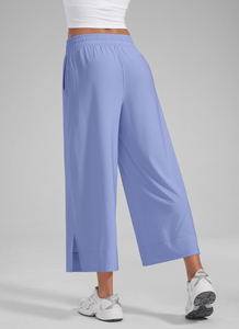 Pantalones para Adultos, Pantalones de Mujer a Prueba de Viento, Pantalones de Alta Calidad, Pantalones de Tela de Seda con Corte Acampanado - Product Image 6