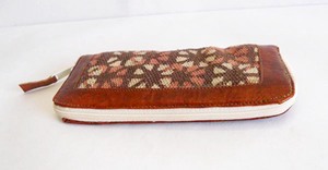 Bolso de mano elegante multicolor tejido a mano de algodón para mujer, hermoso bolso tipo clutch con cierre de cremallera para fiestas nocturnas y viajes. - Product Image 1
