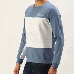 Sweat-shirt d'hiver pour homme, style minimaliste, 100% coton, texture polaire douce, chaud et confortable, look épuré, pour un usage quotidien - Product Image 5
