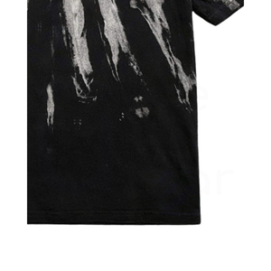 Camiseta de Manga Corta con Cuello Redondo y Estampado Tie-Dye para Hombre, Corte Regular, Tejido de Punto Informal con Patrón - Product Image 5