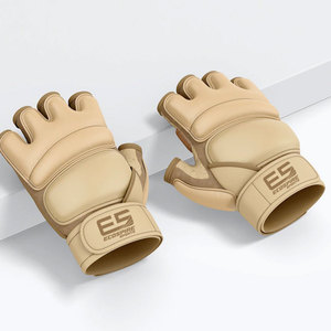 Gants d'entraînement de boxe professionnels sur mesure en cuir PU, anti-humidité, fermeture auto-agrippante, haute qualité ECOSPIRE SPORTS - Product Image 3