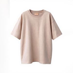 เสื้อยืดผู้ชายพิมพ์ลายผ้าฝ้าย 100% สีดำ ทรงหลวมไหล่ตก ระบายอากาศได้ดี ไม่หดตัว สำหรับผู้ใหญ่ - Product Image 1