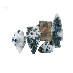 Pointes de flèche en pierre naturelle, agate d'arbre, pointes de flèche en cristal, pointes de flèche en jaspe fantaisie pour la guérison, grossistes en pierres précieuses et cristaux - Product Image 5