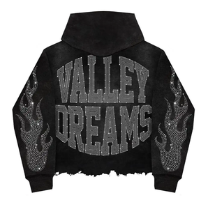 Sudadera con Capucha Negra para Hombre, Diseño de Esqueleto Vaquero Montando a Caballo, Estilo Occidental, 2026 - Product Image 3