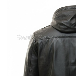 Blouson en cuir élégant pour homme, couleur personnalisée, 100% cuir, design personnalisé - Product Image 6