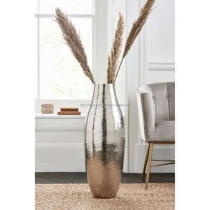 Florero de aluminio de estilo bohemio de calidad llamativa pulida Fácil sofá portátil Pantalla lateral Maceta de gran tamaño de TCD - Product Image 3