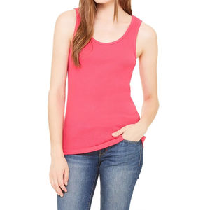 เสื้อครอปแขนกุดคอกลมลำลองพิมพ์ลาย/รับผลิตแบบ OEM เสื้อยืดออกกำลังกายสำหรับผู้หญิงปรับแต่งได้ - Product Image 1