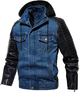 Chaquetas de mezclilla para hombre del fabricante, de alta calidad, transpirables y de secado rápido, chaqueta de mezclilla para hombre, ropa para hombre - Product Image 2