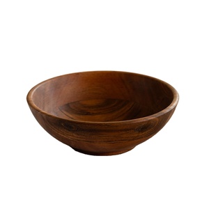 Tazón de Madera Tallado a Mano de Primera Calidad, Ecológico, para Servir Ensaladas y Aperitivos, para Cocina, Comedor, Decoración del Hogar y Uso en Restaurantes - Product Image 4