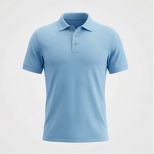 เสื้อโปโลผู้ชาย สไตล์ทันสมัย ผ้าโพลีเอสเตอร์ 100% ระบายอากาศได้ดี ผ้าถักลายเรียบ  รับสกรีนโลโก้ สีตามสั่ง ทรงพอดีตัว - Product Image 1