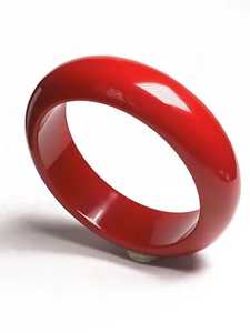 Gemelos hechos a mano personalizados altamente pulidos, brazalete de resina de moda estilo Ángel Vintage, artesanía de resina para mujeres de la India - Product Image 3