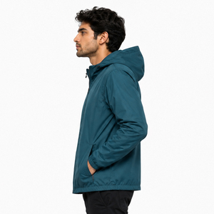 <b>Men</b> Outdoor Zip up Windbreaker Waterproof <b>Jacket</b> 100% Polyester Custom Brand <b>Men's</b> Windbreaker <b>Jackets</b> - Product Image 4