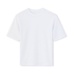 Camiseta de Manga Corta para Hombre, Corte Regular, Color Sólido, Algodón Jersey, Cuello Redondo, Estilo Casual, Ecológica, Estilo Urbano, 120g - Product Image 1