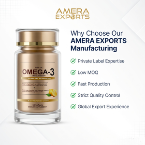 Private Label Omega 3 Softgel Capsules Fish Oil Dietary <b>Supplement</b> for Heart Brain Wellness OEM Manufacturing Export Quality - Product Image 2