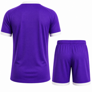 Ensemble de maillots de football personnalisés en gros – Respirant, séchage rapide, anti-UV, taille élastique, uniforme de football en polyester avec impression par transfert thermique - Product Image 4