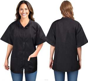 SUNSTAR IMPEX - Conjunto de Cuatro Piezas de Alta Calidad para Barbería con Diseño Nuevo y Logotipo Personalizado: Bata de Salón, Delantal de Estilista, Capa - Product Image 1