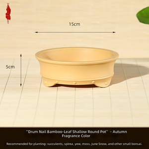 Vaso per Fiori in Resina Stile Cinese, Resistente, per <span class=keywords><strong>Bonsai</strong></span> e Piante Grasse in Miniatura, Fioriera <span class=keywords><strong>da</strong></span> Balcone e Scrivania per Tronchi Antichi, 50g - Product Image 4