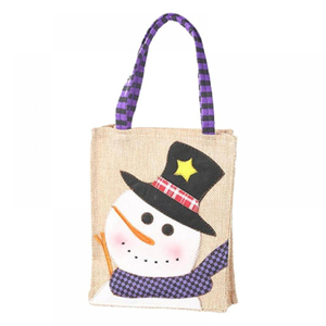 Sac fourre-tout de Noël personnalisé de qualité supérieure Article en soie personnalisé Style motif lettre Promotion IND - Product Image 5