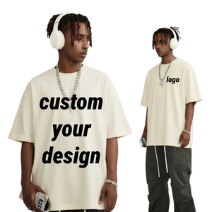 T-shirt pour homme en coton mélangé avec logo imprimé personnalisé, taille plus, nouvelle mode, écologique, respirant, taille adulte - Product Image 1