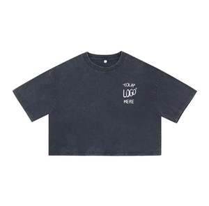 Ropa Deportiva de Verano de Alta Calidad para Mujer, Camisetas Cortas de Estilo Retro Vintage, Personalizadas para Mujer - Product Image 5