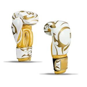 Gants de boxe en cuir bleu, fermeture Velcro, pour adultes, équipement d'entraînement - Product Image 3