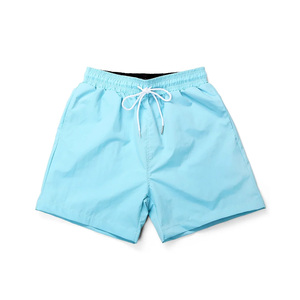 Shorts de plage en lin pour hommes, très demandés, de haute qualité, taille mi-haute élastique, grandes tailles - Product Image 2